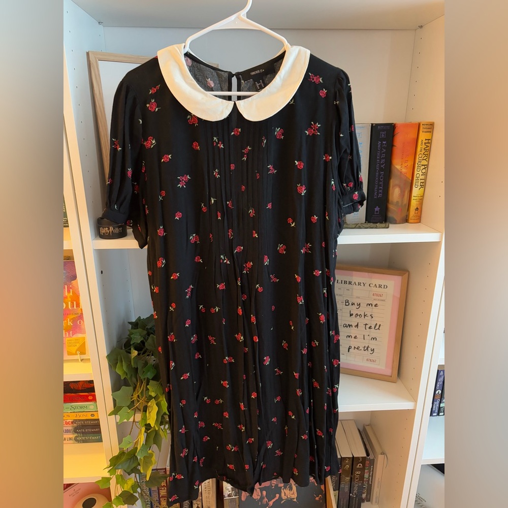 Rose Collared Dress